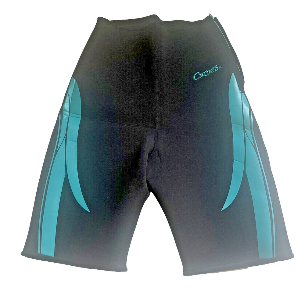 Curves Trimming Shorts Womens Medium 80% Neoprene Exercise Compression Black